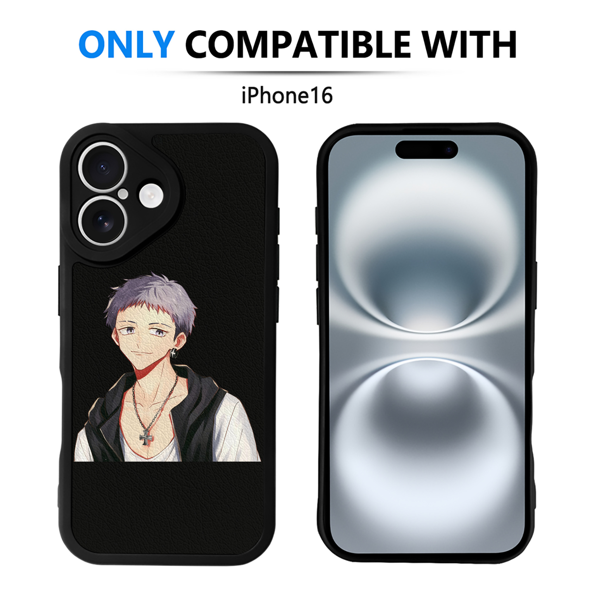 （画像用） 東京リベンジャーズ Tokyo Revengers 【iPhone 16シリーズ対応】シリコンスマホケース（レザー調） 材質：シリコン